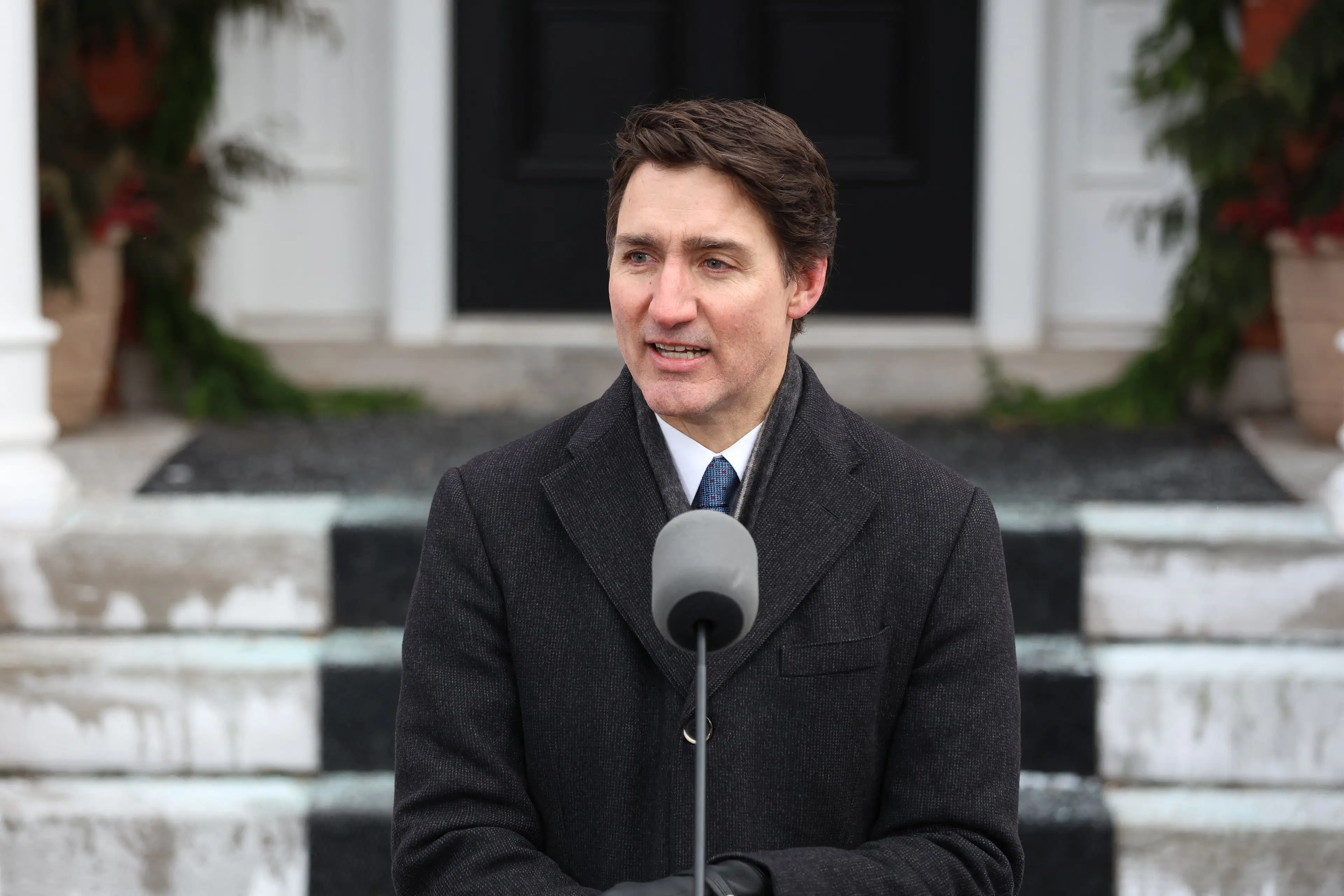 Canadian Prime Minister Justin Trudeau said that they're ready to respond to Trump's tariff changes (DAVE CHAN/AFP via Getty Images)
