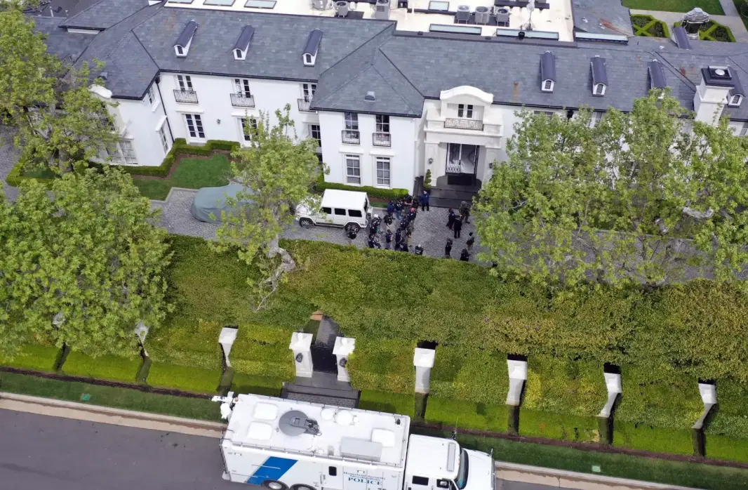 The raid took place earlier this week.