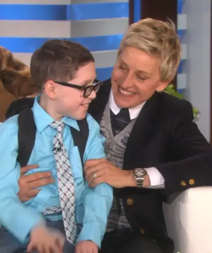 Tayt sadly passed away at 19 following a cancer battle (YouTube/TheEllenShow)