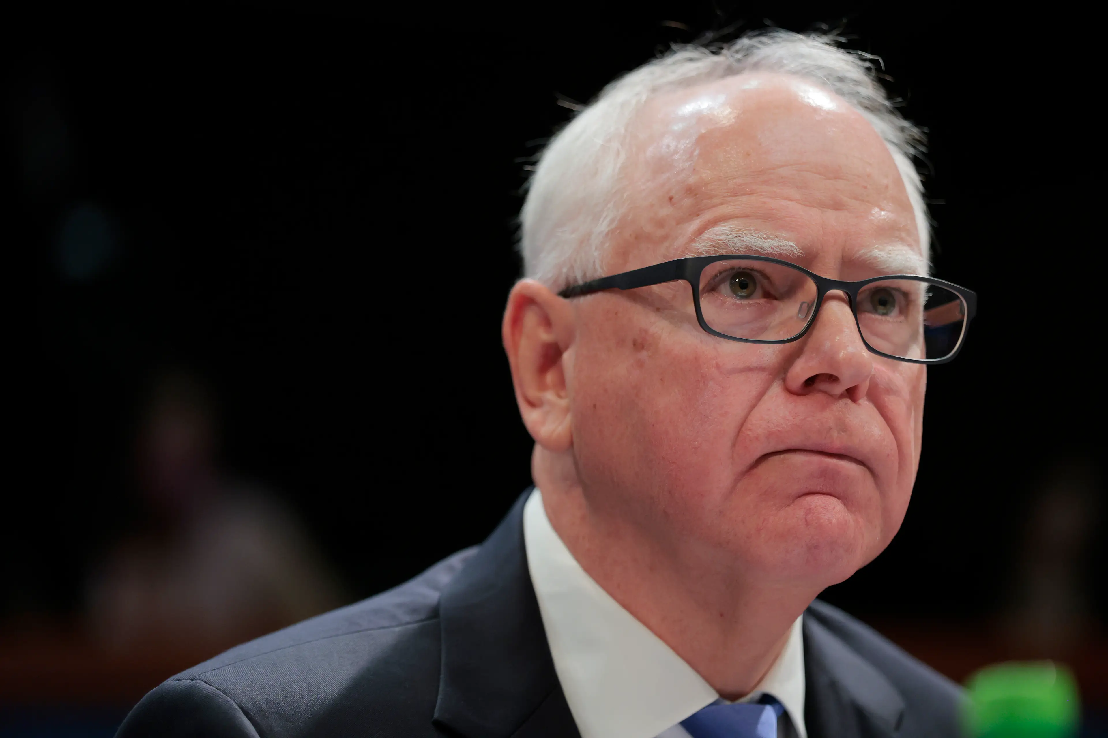 A Tim Walz spokesperson hit out at Trump for his comments(Anna Moneymaker/Getty Images)