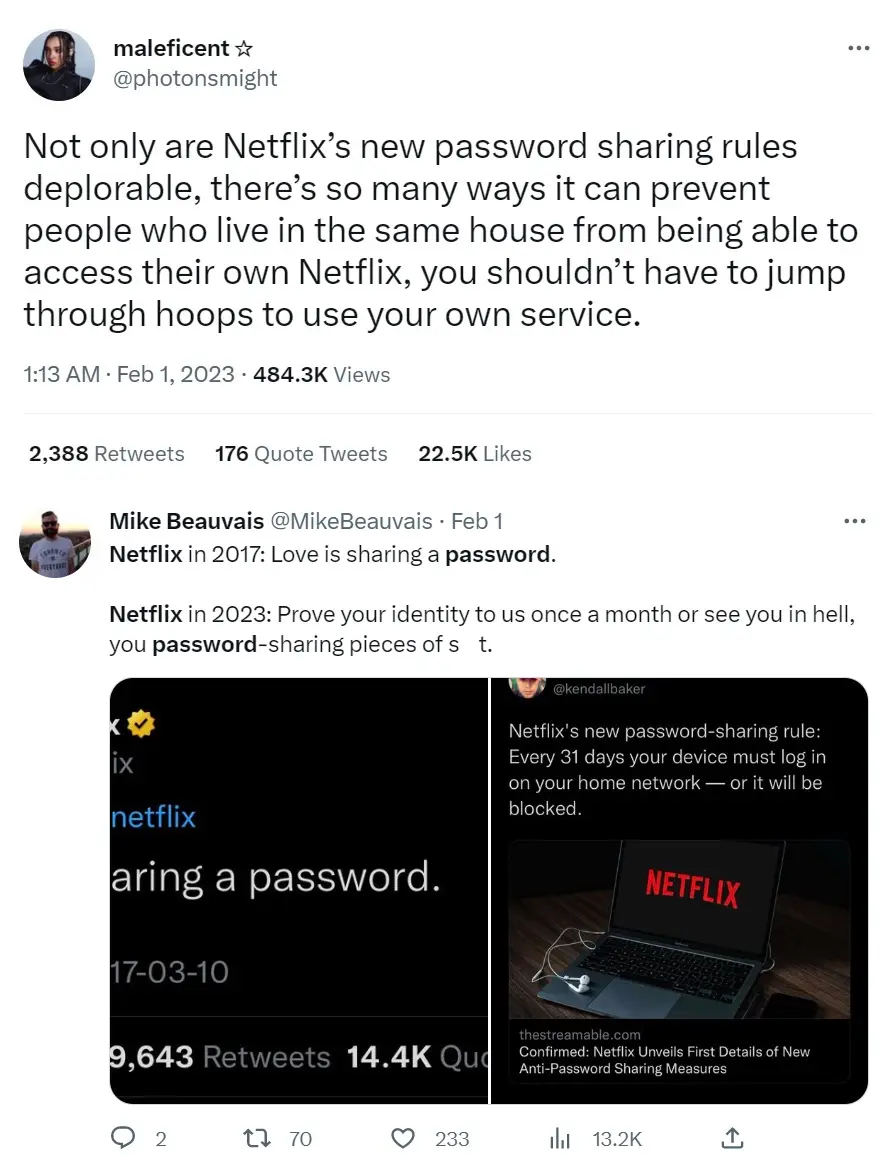The idea of logging in at home once a month hasn't been popular with Netflix's subscribers.