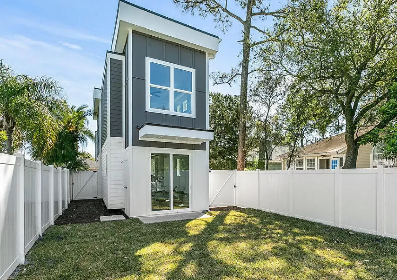 The plot of land was previously used by a neighbor as a garden (Open House Optics)