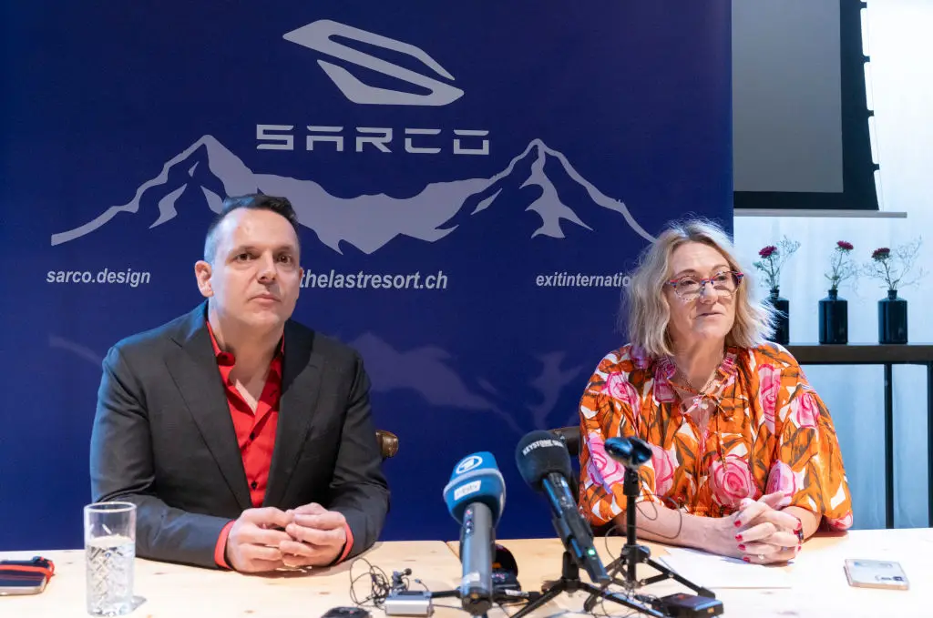 Florian Willet and Stewart allegedly asked 'Jessica Campbell' to cover their personal expenses (ARND WIEGMANN/AFP via Getty Images)