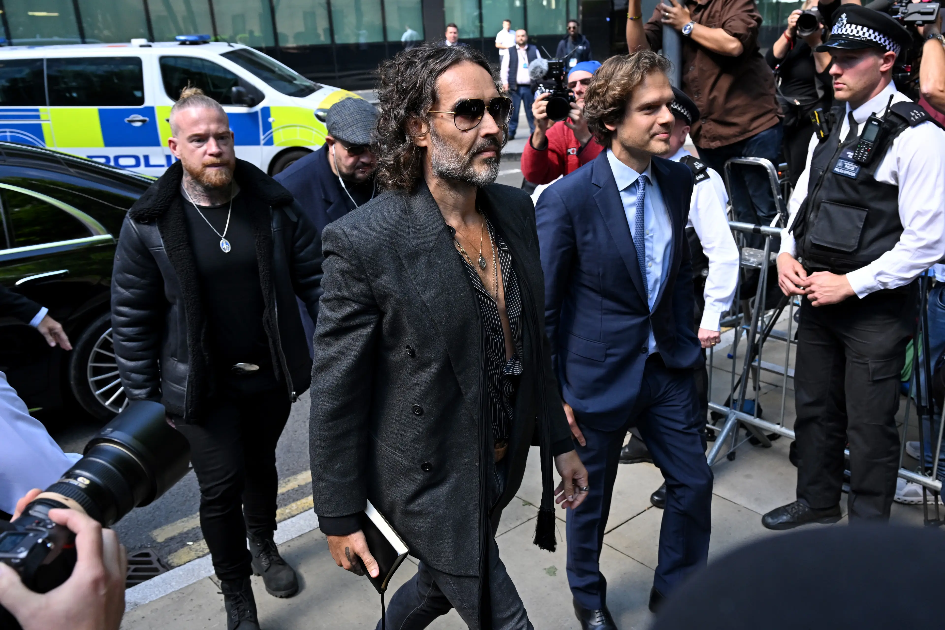 Russell Brand denies the allegations against him and will stand trial next year (Jeff Spicer/Getty Images)