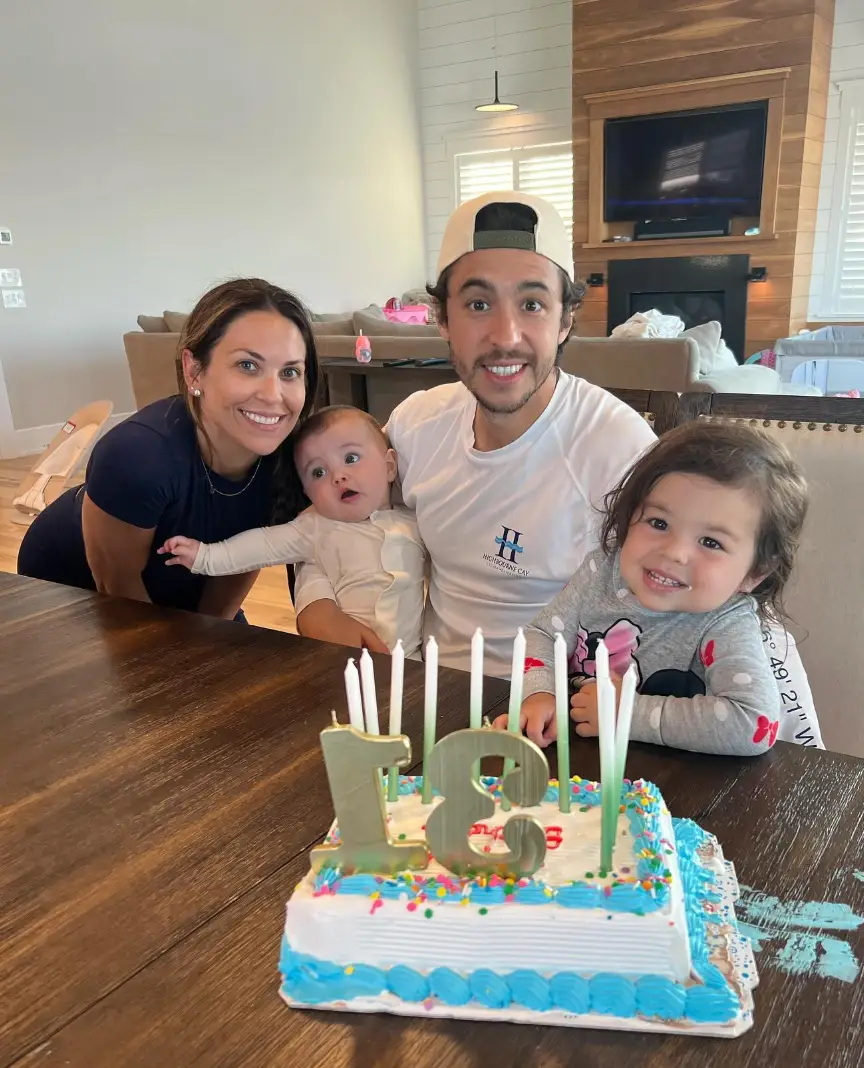 Johnny Gaudreau celebrated his 31st birthday last month with his two children and wife Meredith (Instagram/meredithgaudreau_)
