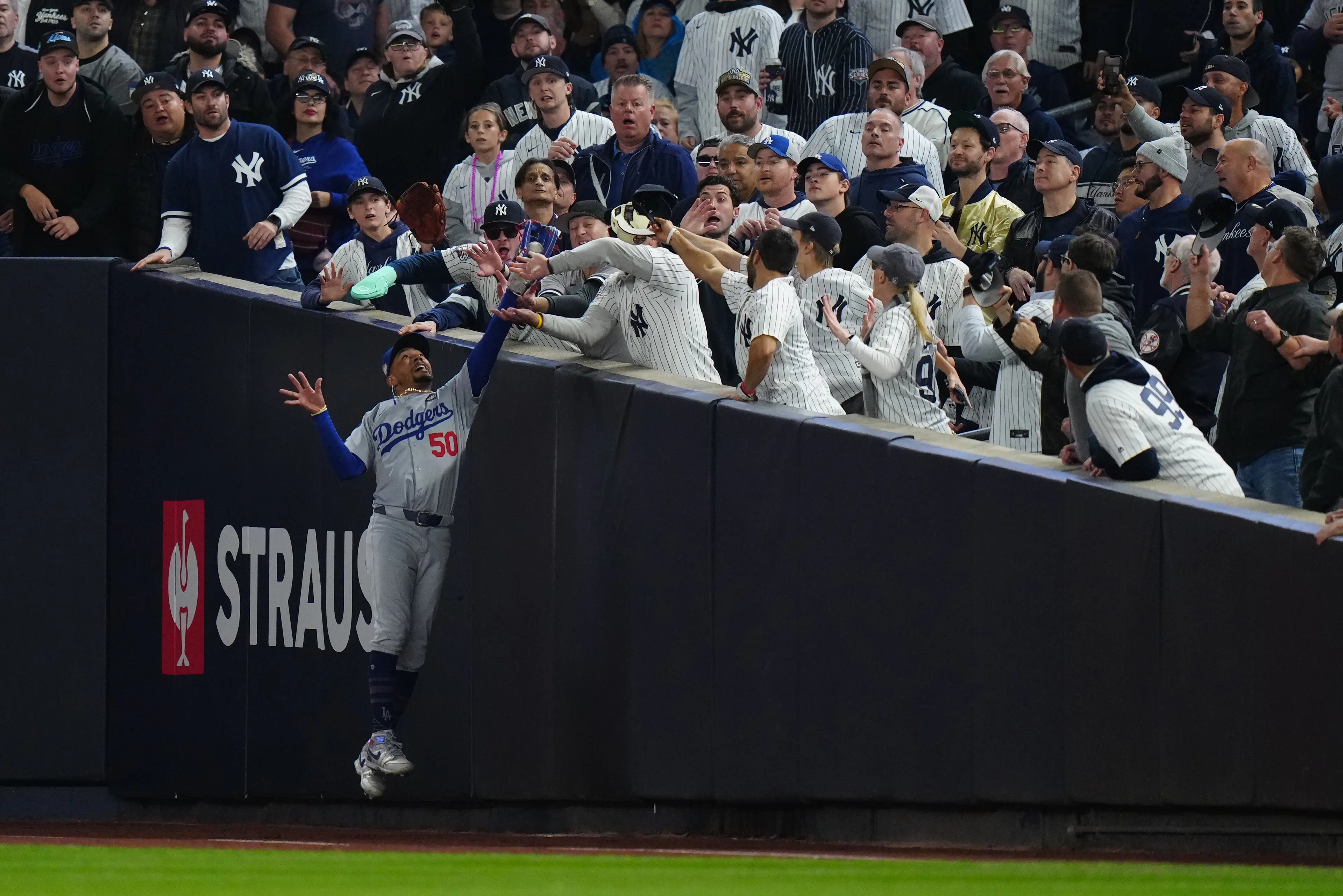 The footage has gone viral on social media (Daniel Shirey/MLB Photos via Getty Images)