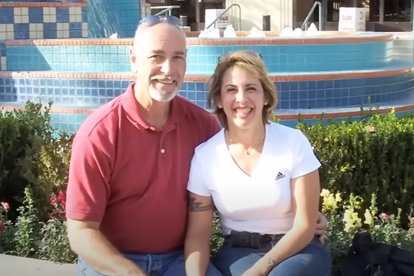 Richard Marsh pictured with his wife, Lili (The Guardian/YouTube)