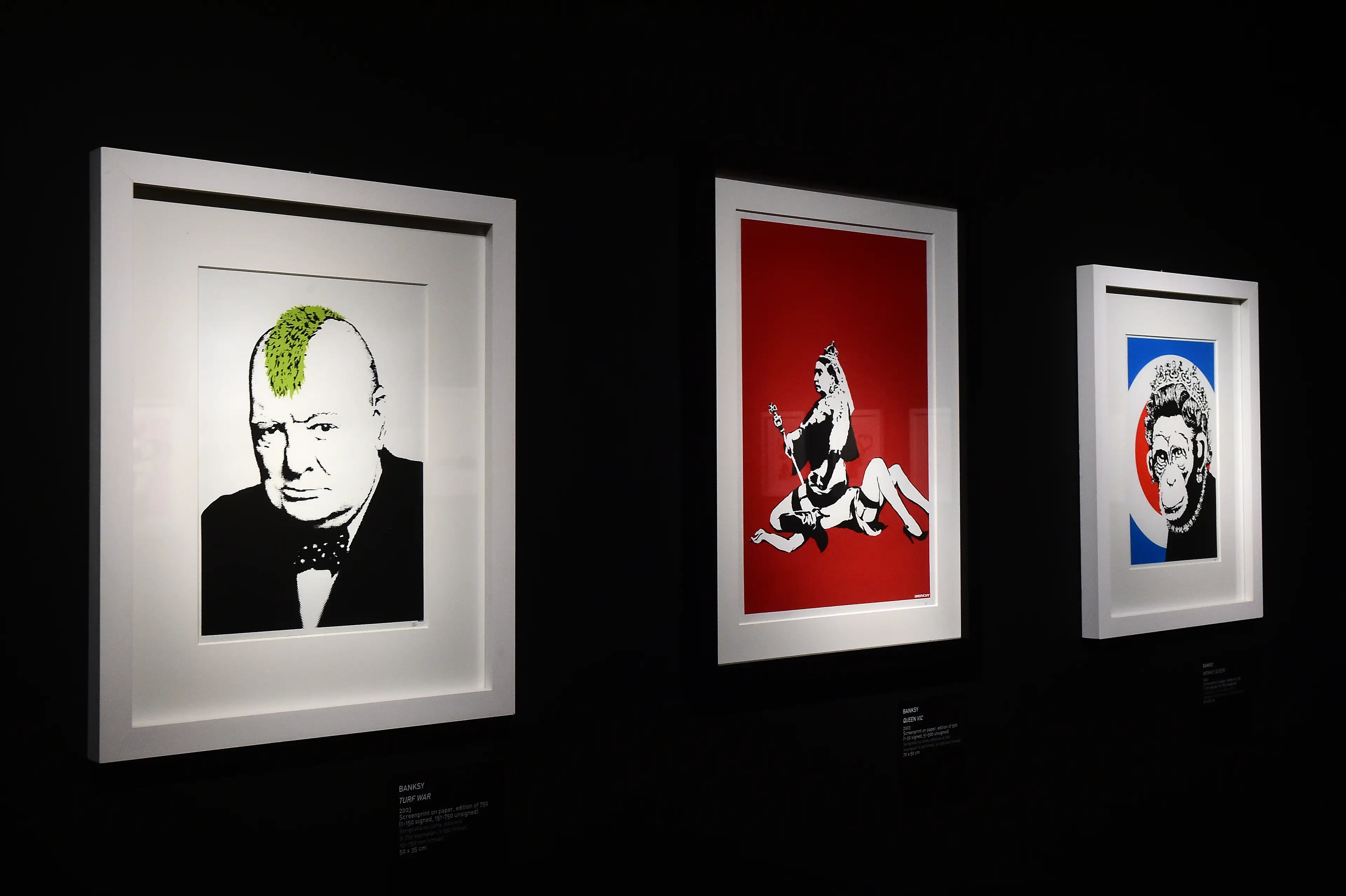Banksy's piece have fetched millions at auction (Roberto Serra - Iguana Press/Getty Images)