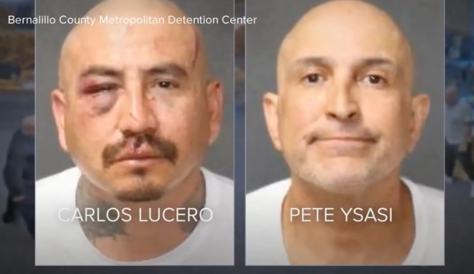 Carlos Lucero and Pete Ysasi were detained (ABC 7 Chicago/Bernalillo County Metropolitan Detention Center)