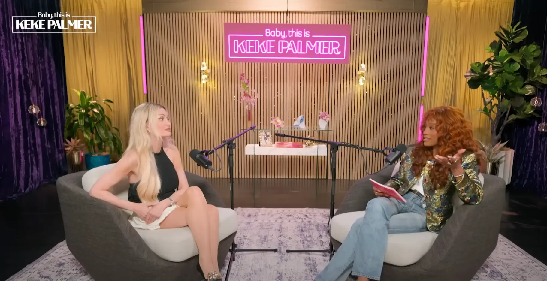 The former Playboy model sat down with Palmer on her podcast (Baby, This is Keke Palmer/Youtube)