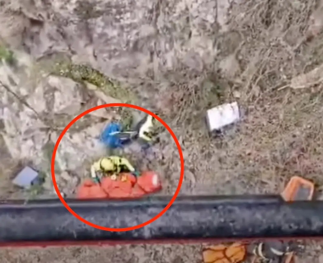 Tzane's body had to be airlifted from the ravine.