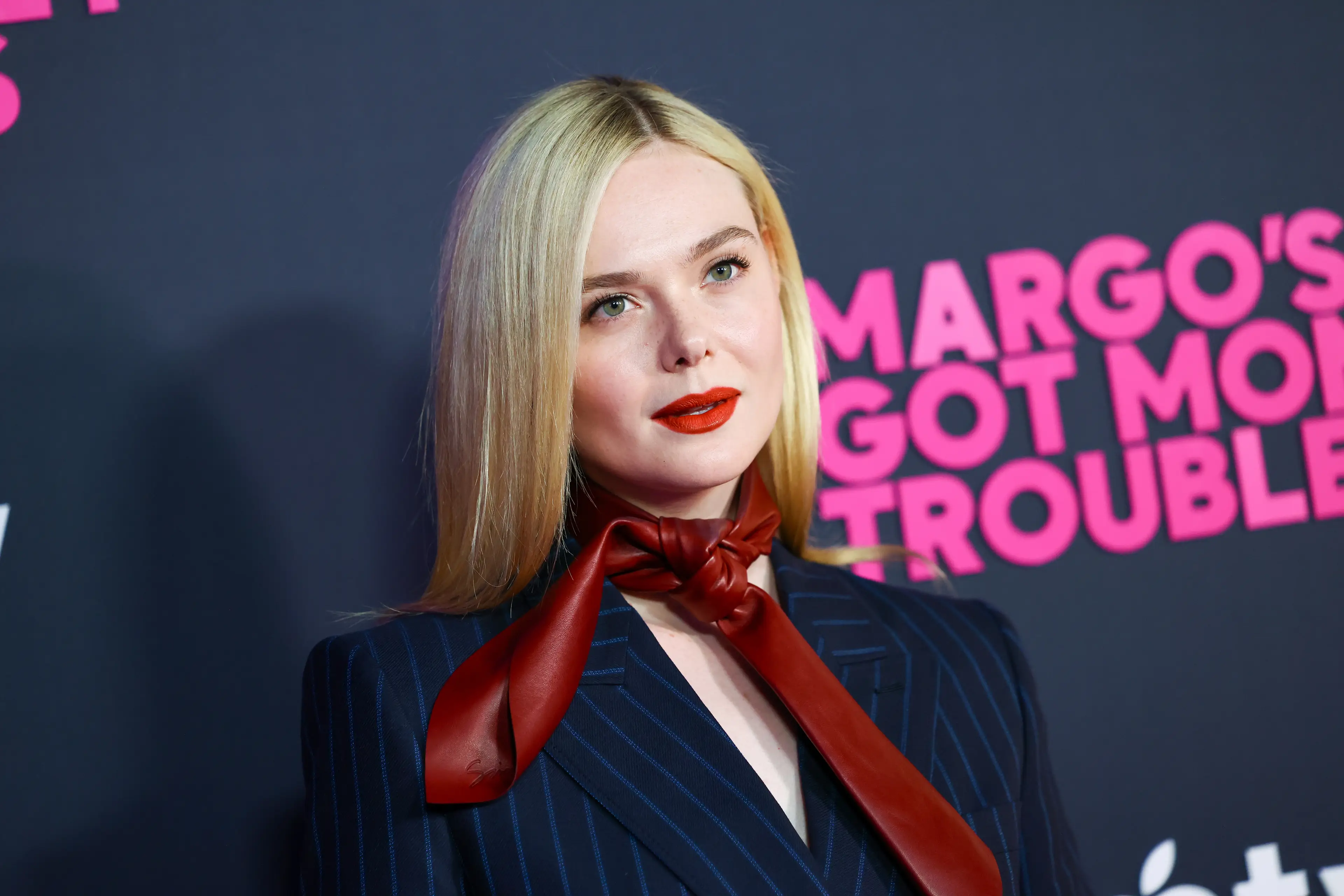 Elle Fanning stars in the highly-reviewed new Apple TV series 'Margo's Got Money Troubles' (Stephanie Augello/Variety via Getty Images)