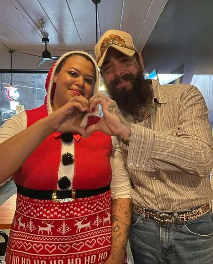 Renee with Post Malone (Instagram/dazedncnfuzed)