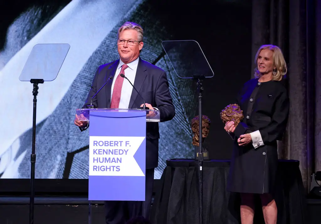 Ted Kennedy Jr. had his leg amputated as a child (Mike Coppola/Getty Images for Robert F. Kennedy Human Rights)