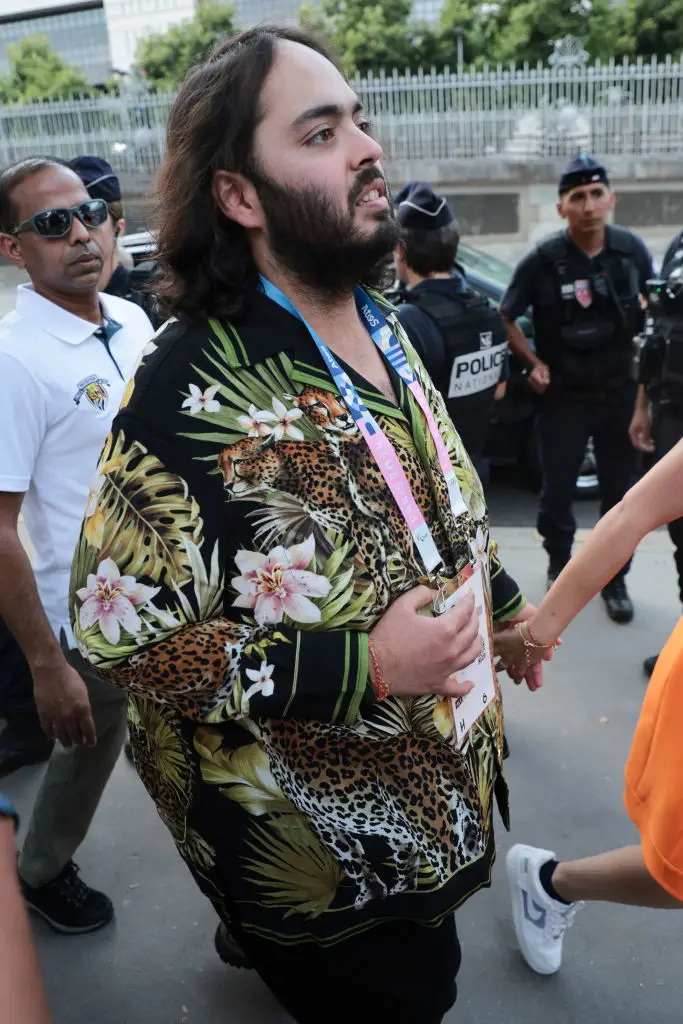 The teenager's trip to Mumbai was reportedly funded by Indian billionaire Anant Ambani, who paid for his airlift to the city. (Photo by Jean Catuffe/Getty Images)