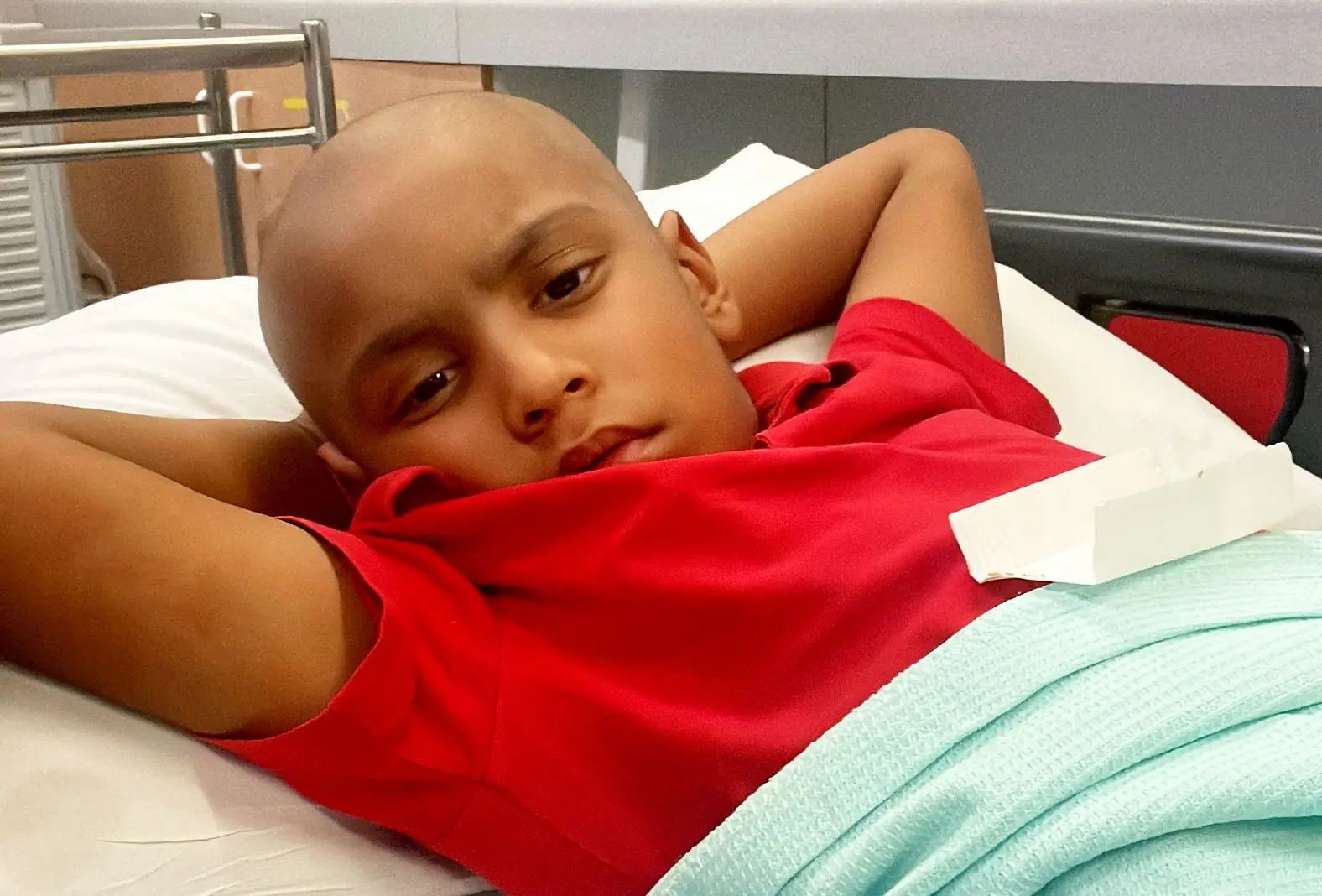 Haisam Raja was six when he finally got his diagnosis of cancer (SWNS)