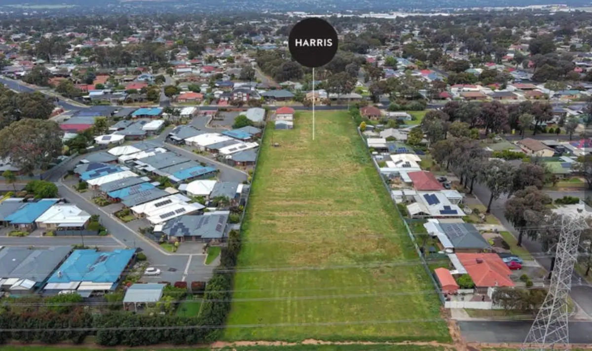 The 'sought after' land went to auction today (October 29) (Harris Real Estate)