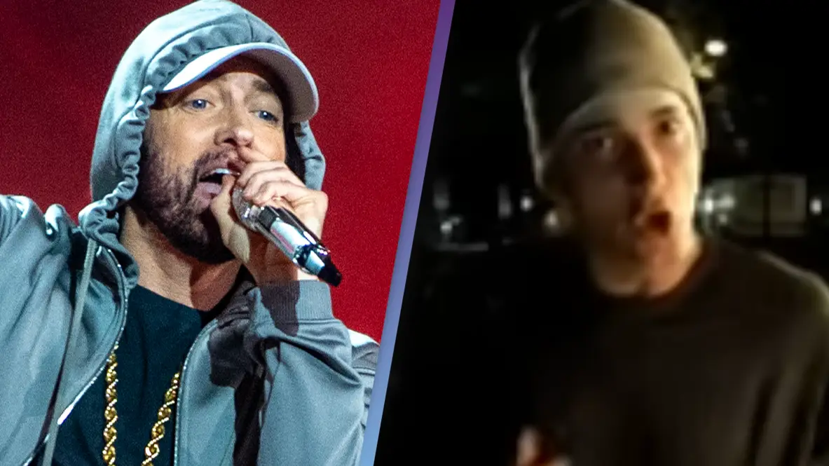 Aaron J. Thornton/Getty Images / YouTube/EminemMusic