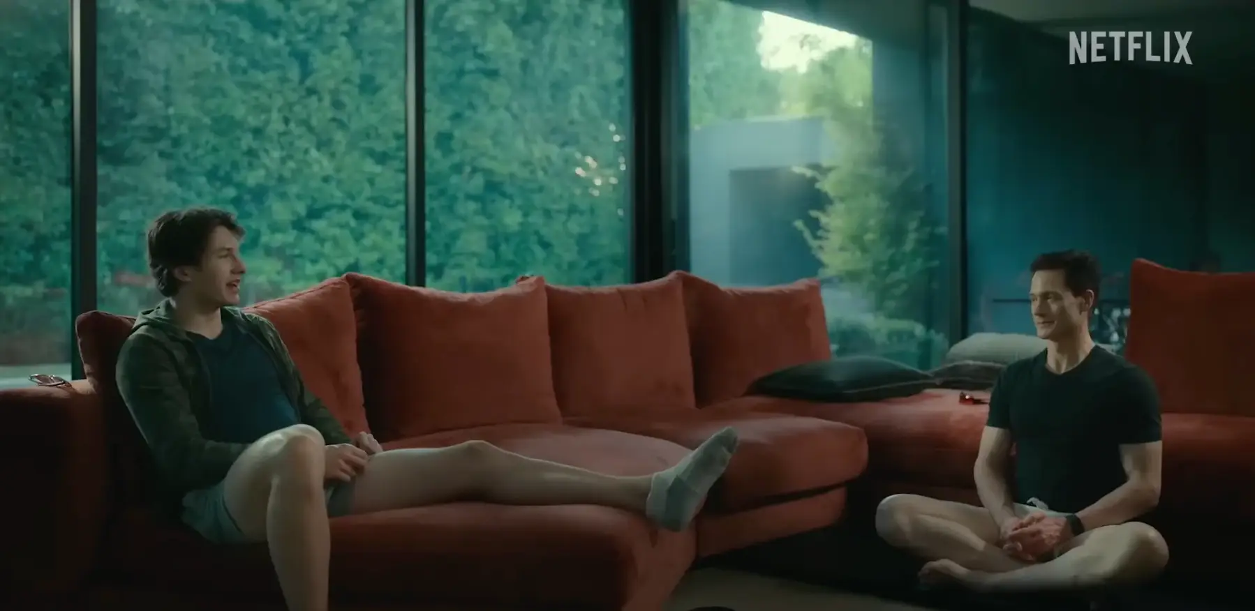 Bryan and his son Talmage (Netflix)