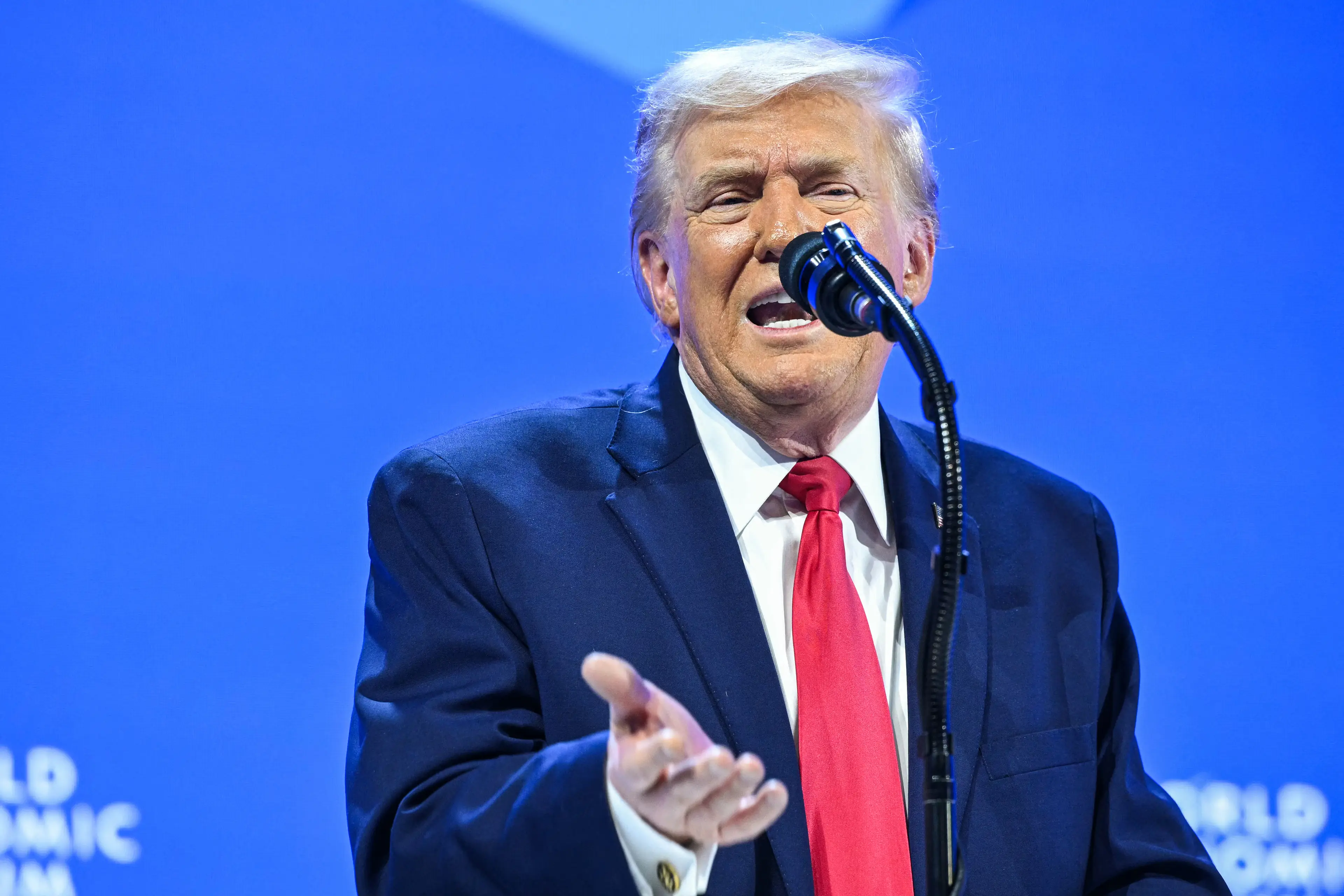 Trump said Europe had a decision to make regarding their stance on the US acquiring Greenland (Mandel NGAN / AFP via Getty Images) 