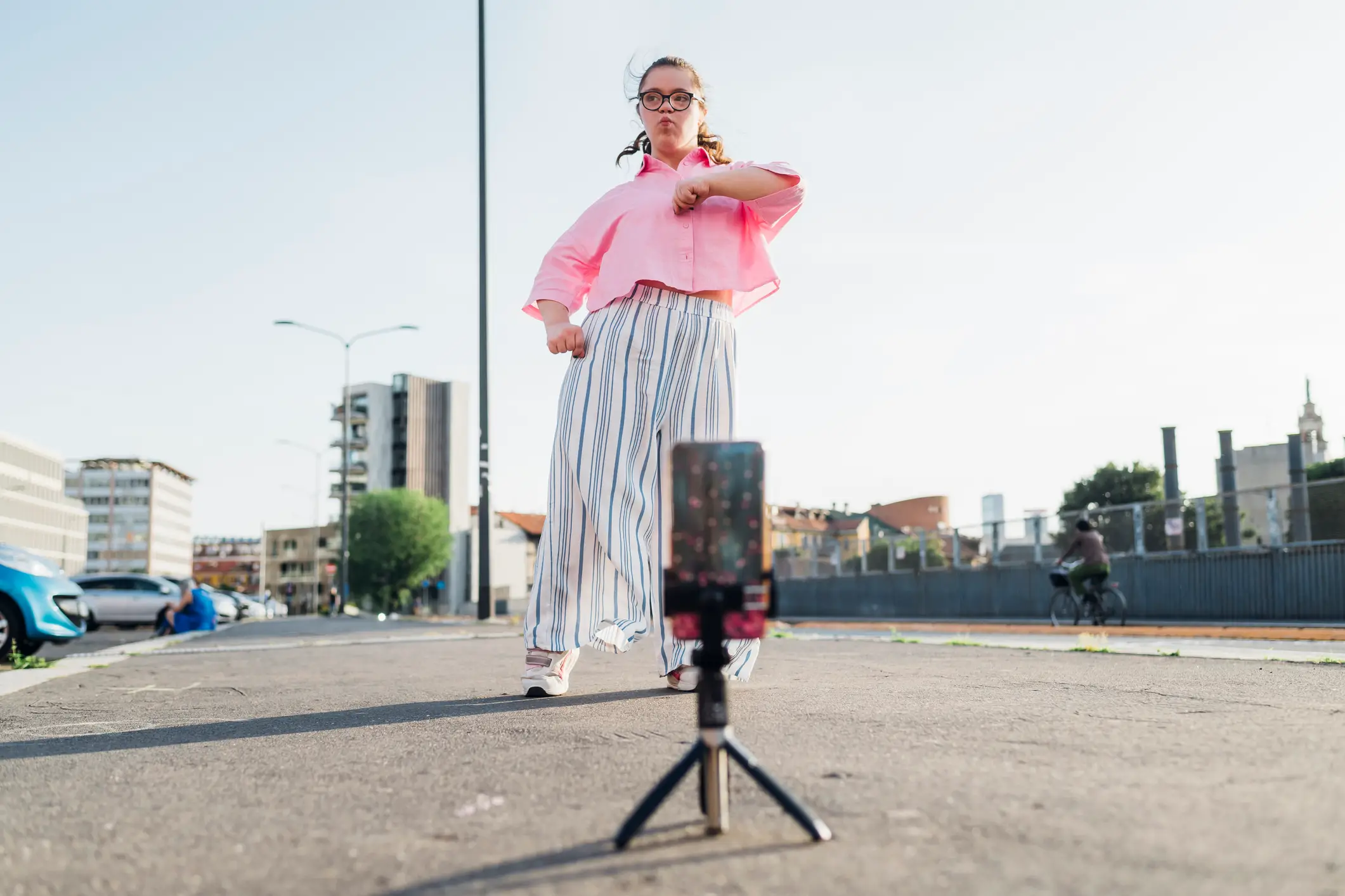 Andrew Schulz mocked a Down syndrome person who was just dancing on TikTok (Getty stock image)