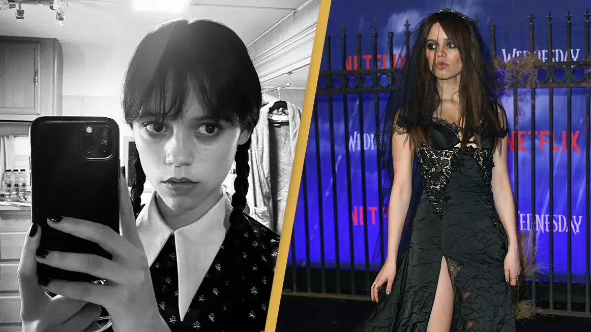 Jenna Ortega/Instagram. Charlie Steffens/ZUMA Press Wire