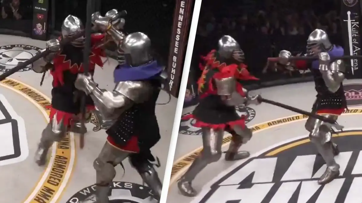 People are just discovering 'Armored MMA' fights and can't believe it's a real sport
