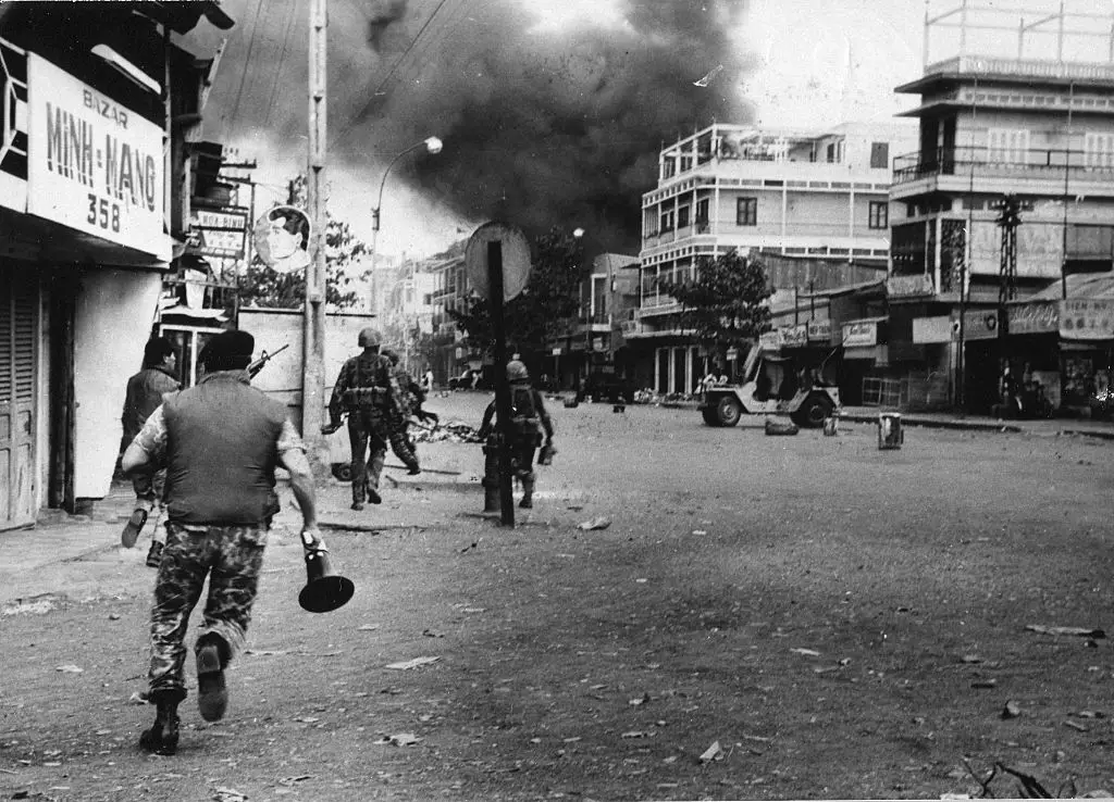 The Communists' counterattack caused Americans to lose faith in the Vietnam War (PhotoQuest/Getty Images)