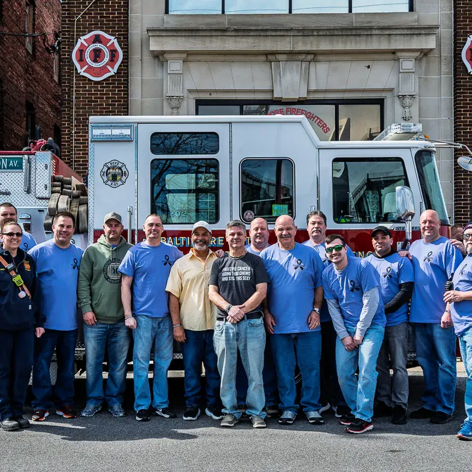 He wants to see more routine testing carried out for firefighters (GoFundMe)