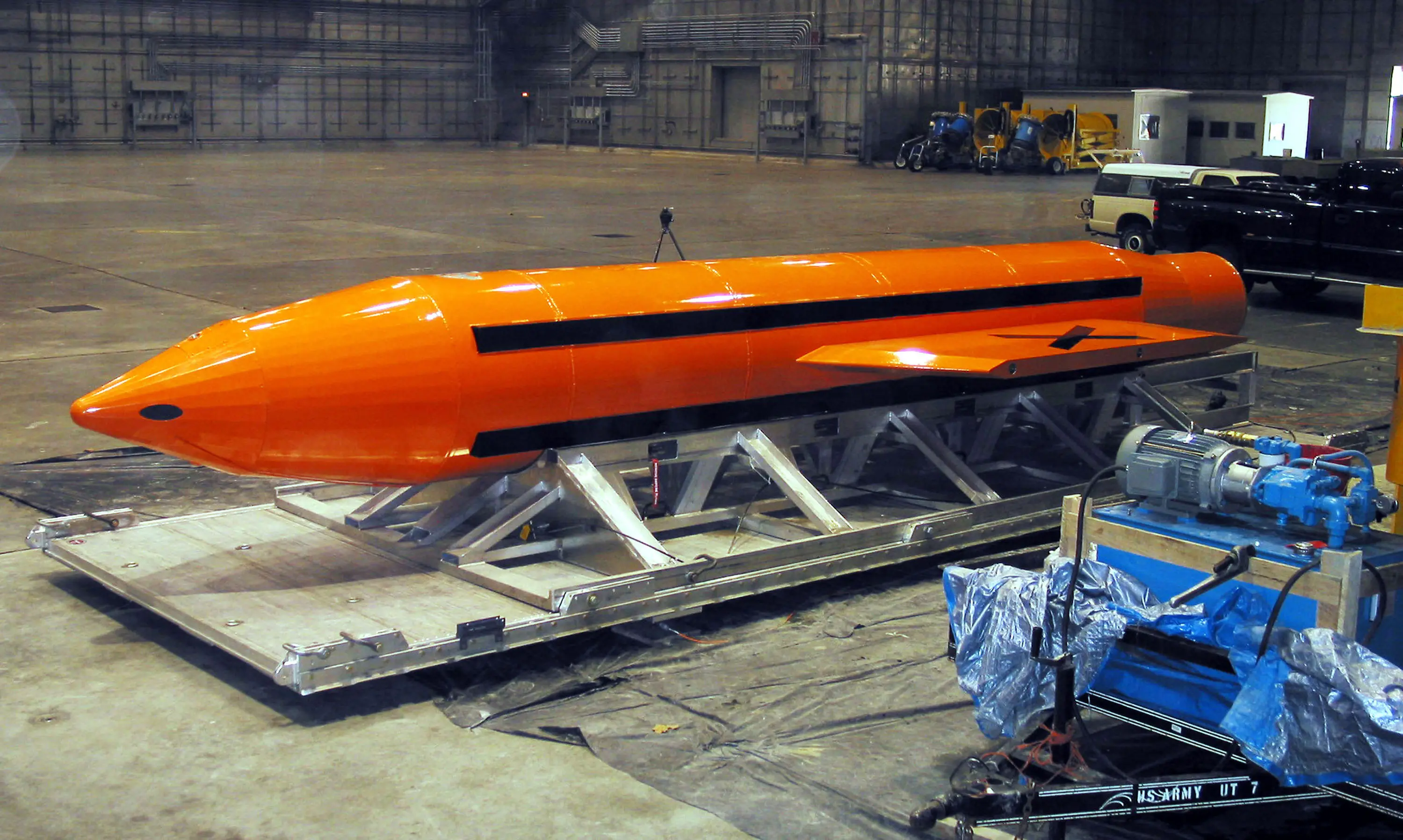 The 'mother of all bombs' could be used in the Iran war, according to reports (DoD/Getty Images)