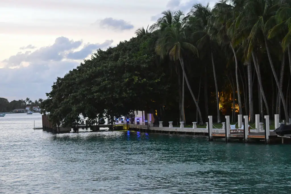 One of Diddy's Star Island properties was raided in March 2024 (Photo by GIORGIO VIERA/AFP via Getty Images