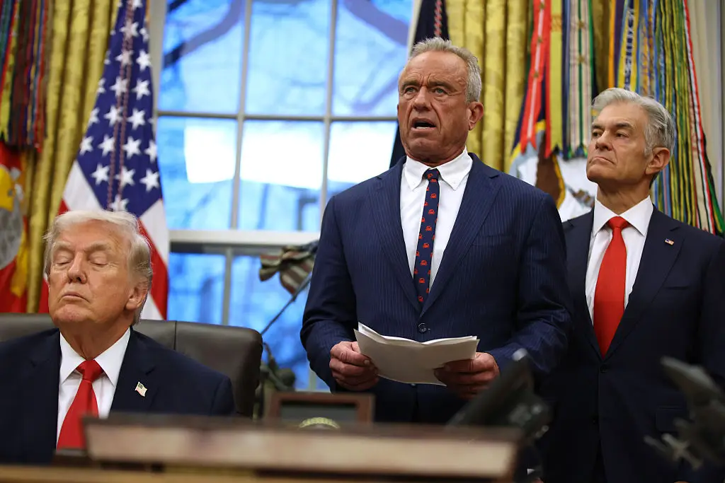 He said the post was a 'message of love' (Photo by Samuel Corum/Getty Images)