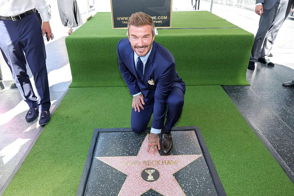 Beckham had a star on the Hollywood Walk of Fame (Frazer Harrison/Getty Images)
