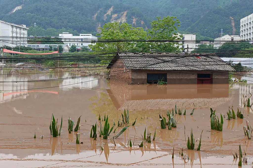 The weather expert warned that we could see flooding more commonly as a result. (He Penglei/China News Service/VCG via Getty Images)