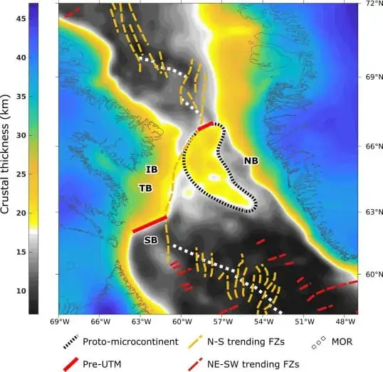It's believed that the microcontinent could have started to form 118 million years ago (L. Longley et al/Gondwana Research)