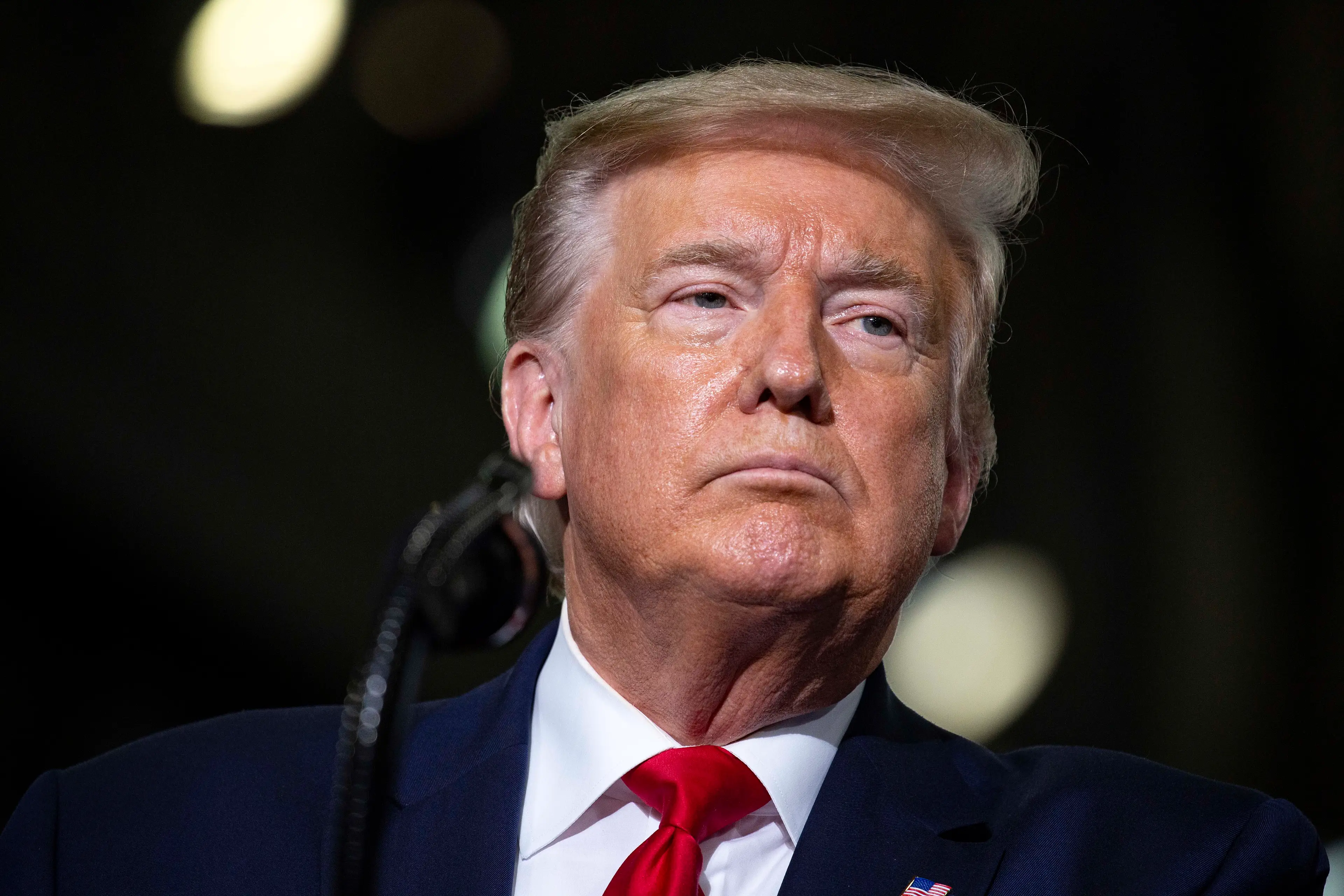 Not too shabby for Trump (Saul Martinez/Getty Images)