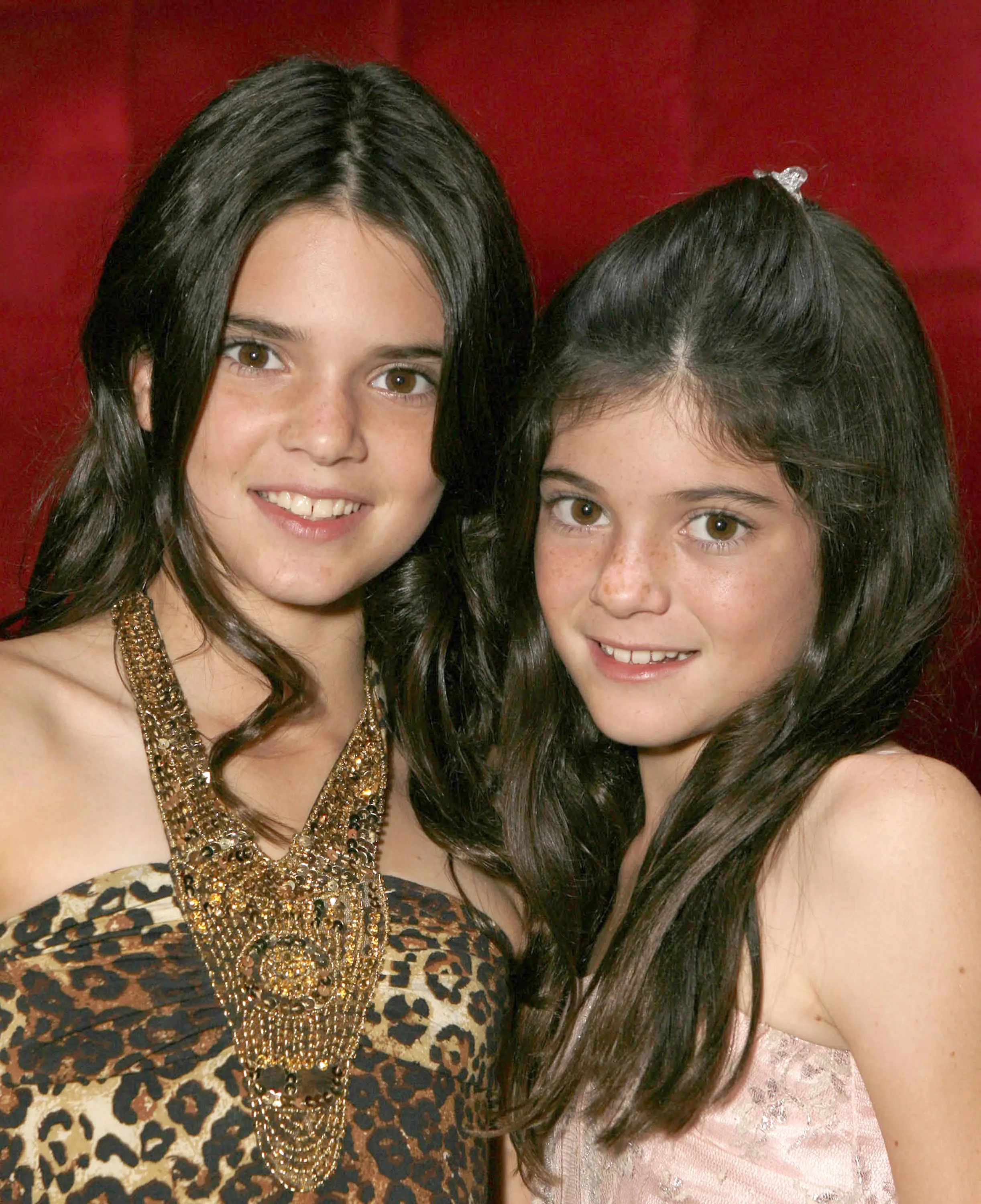 Kendall and Kylie pictured in 2007 at a KUWTK viewing party (Jeff Vespa/WireImage)