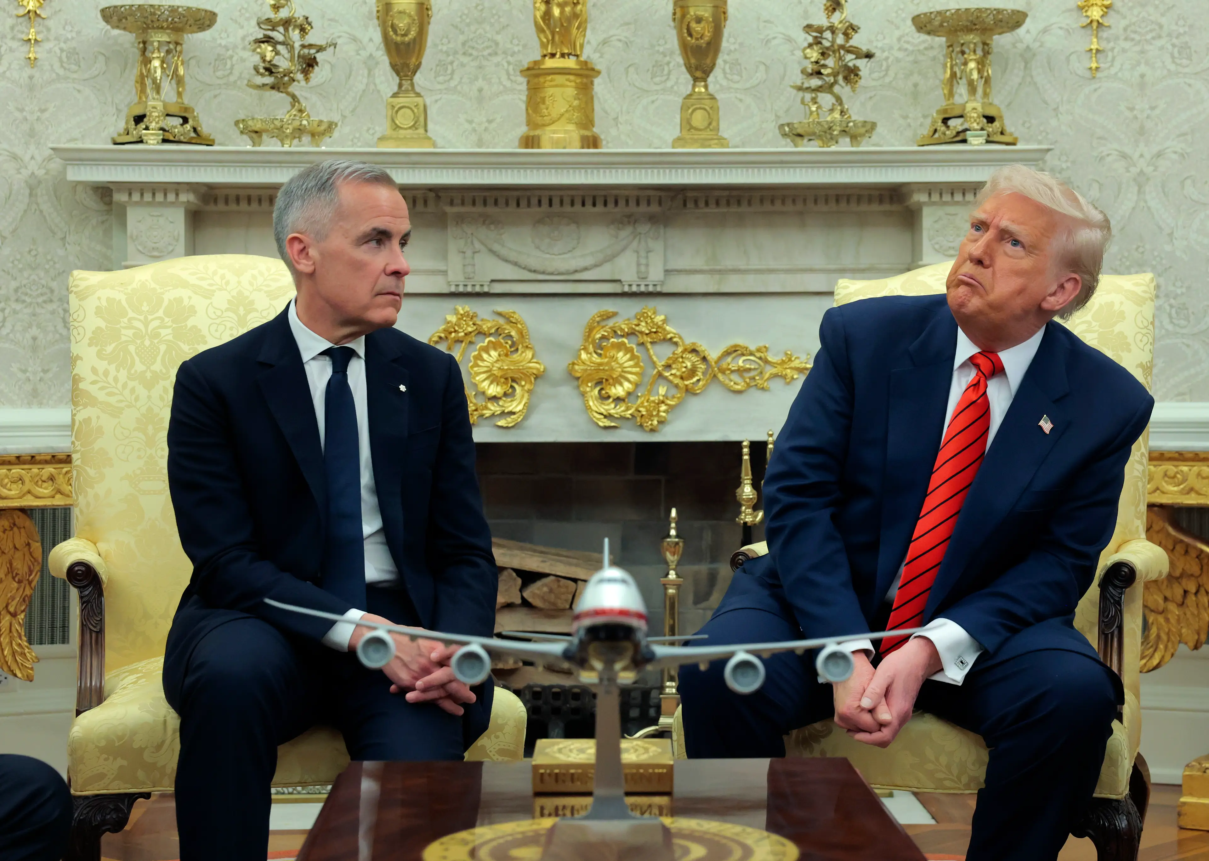 Canadian Prime Minister Mark Carney met with Donald Trump in the Oval Office earlier this week (Anna Moneymaker/Getty Images)
