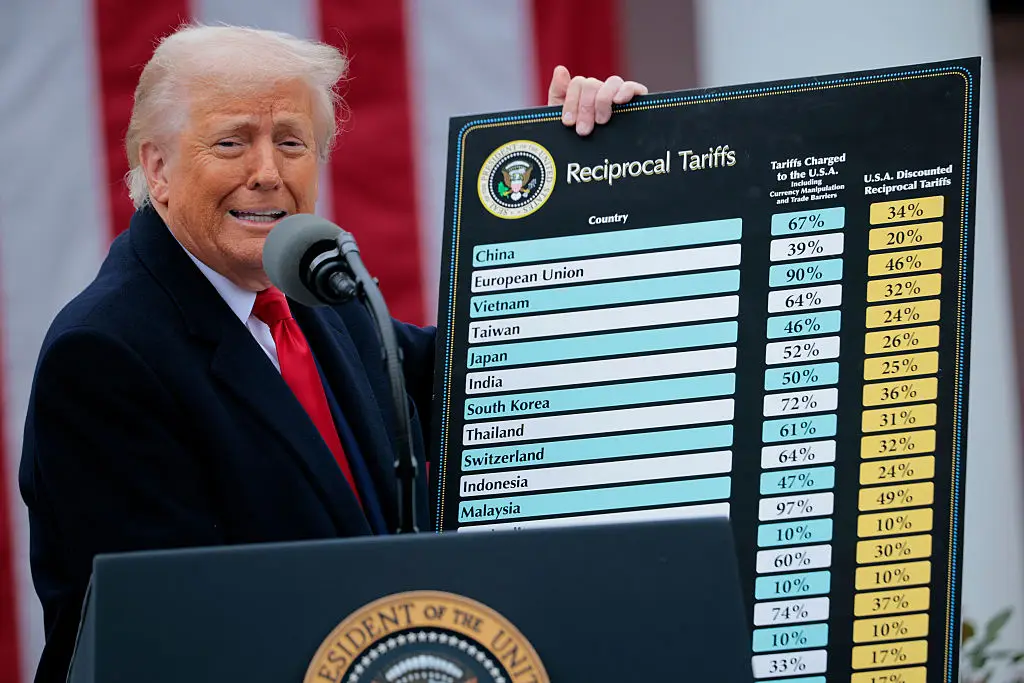 Trump previously branded 'tariff' his favorite word. (Chip Somodevilla/Getty Images)
