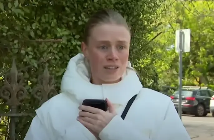 Angela Wilkes has maintained that she fainted behind the wheel (A Current Affair/YouTube)