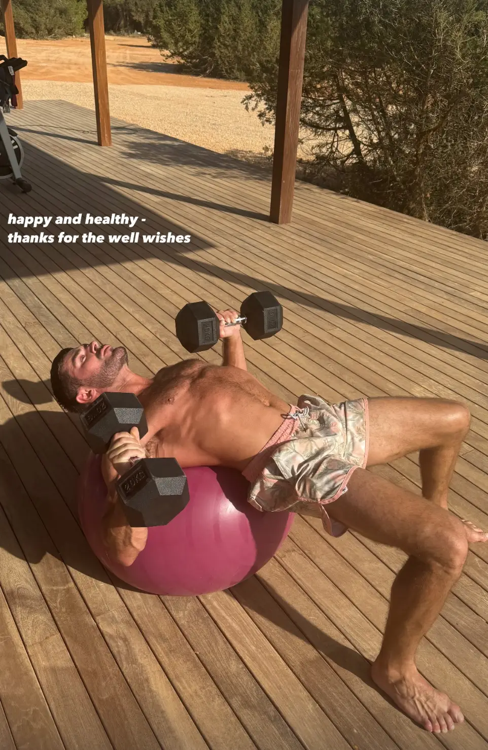 Efron took to Instagram to share an update. (Instagram/@zacefron)