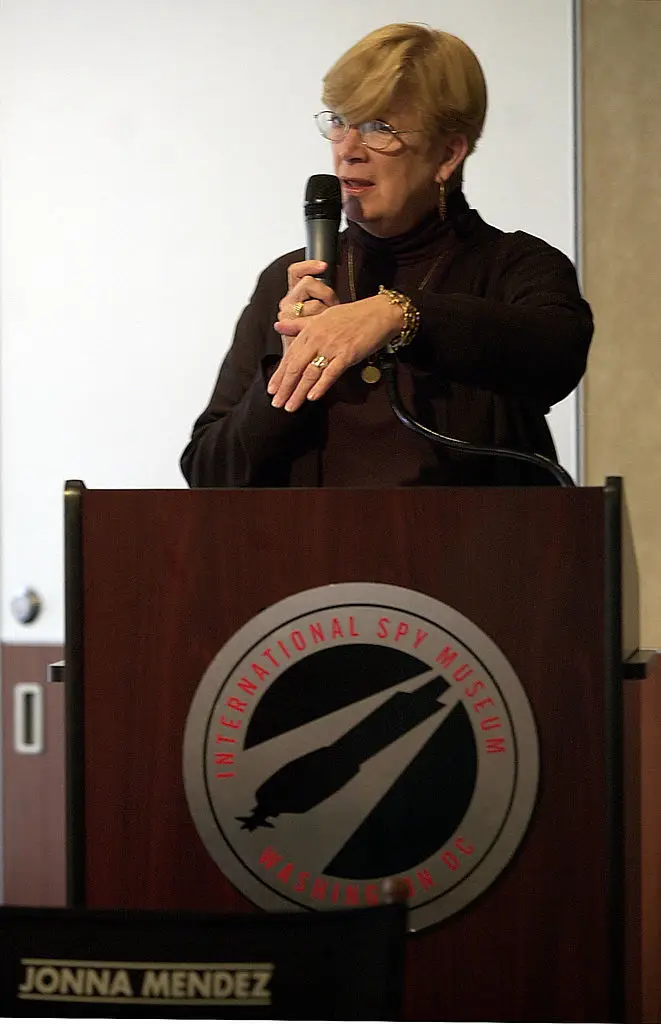 Former spy Jonna Mendez is now an author and educator (NICHOLAS KAMM/AFP via Getty Images)