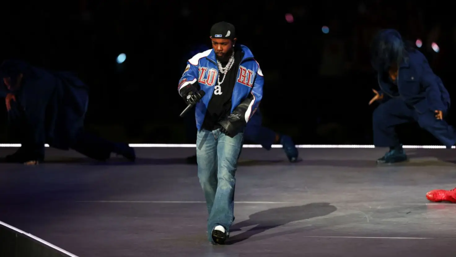 The rapper performed 'Not Like Us' during the 2025 Super Bowl halftime show (Kevin Sabitus/Getty Images)