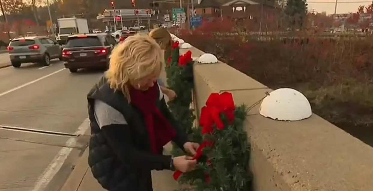 Locals have since fixed the damage.