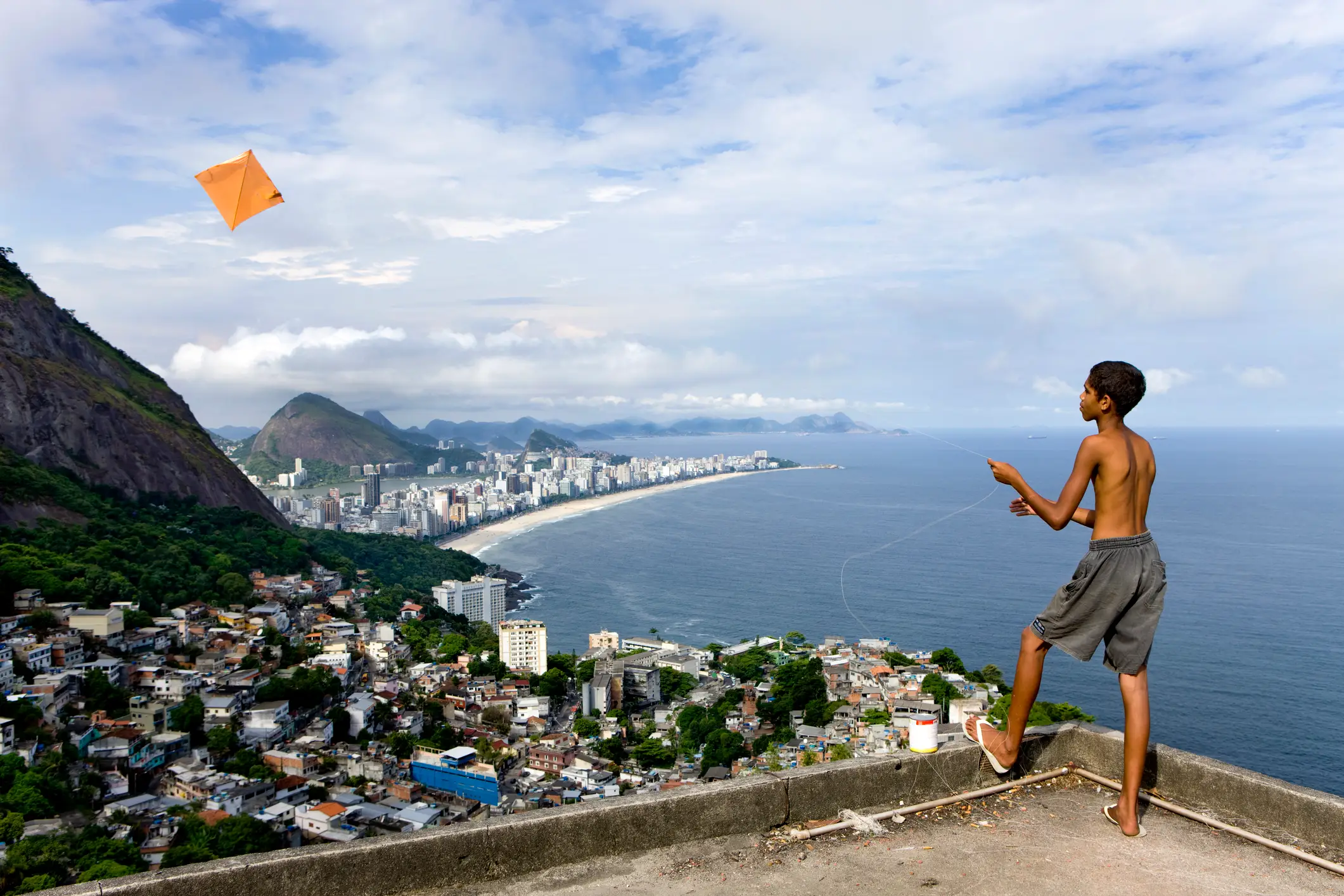 'Kite fighting' is a frequent pass-time in Brazil, although authorities in Rio de Janeiro have outlawed the sport (Getty stock)