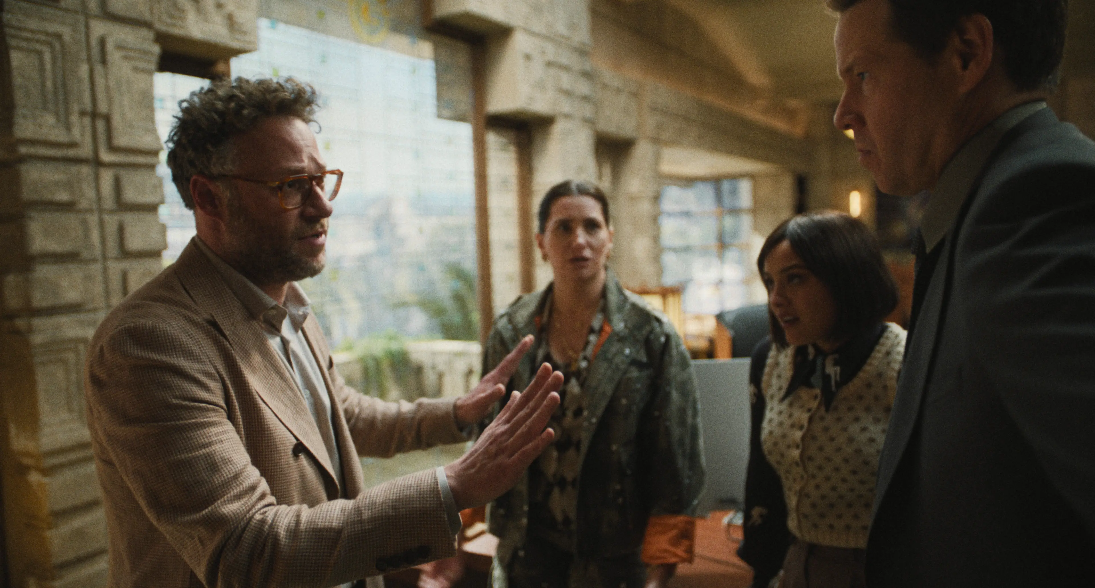 Seth Rogen stars as film boss Matt Remick in The Studio (Apple TV+)