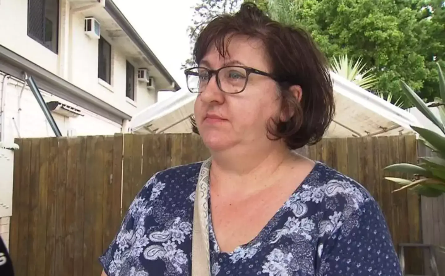 Viola was left without a driveway (7News)