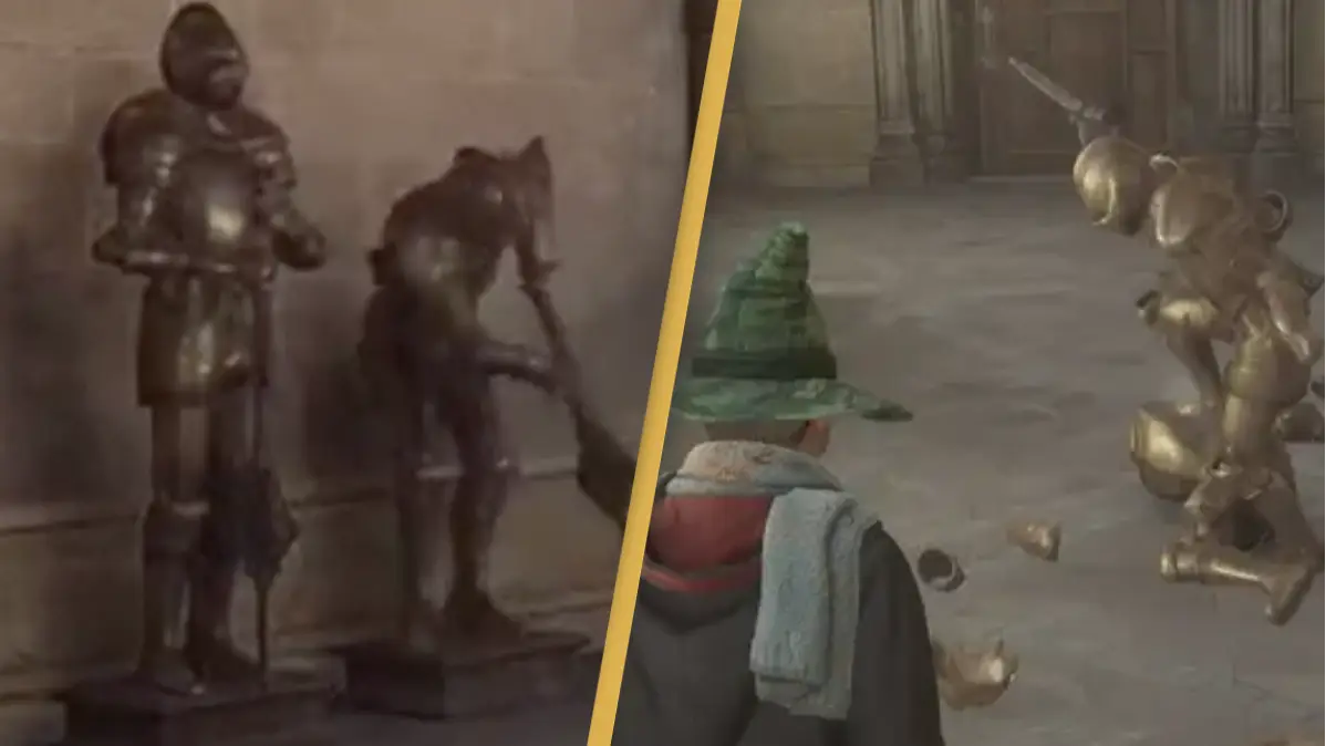 Hogwarts Legacy player uses disillusionment spell to discover hilariously disturbing secret