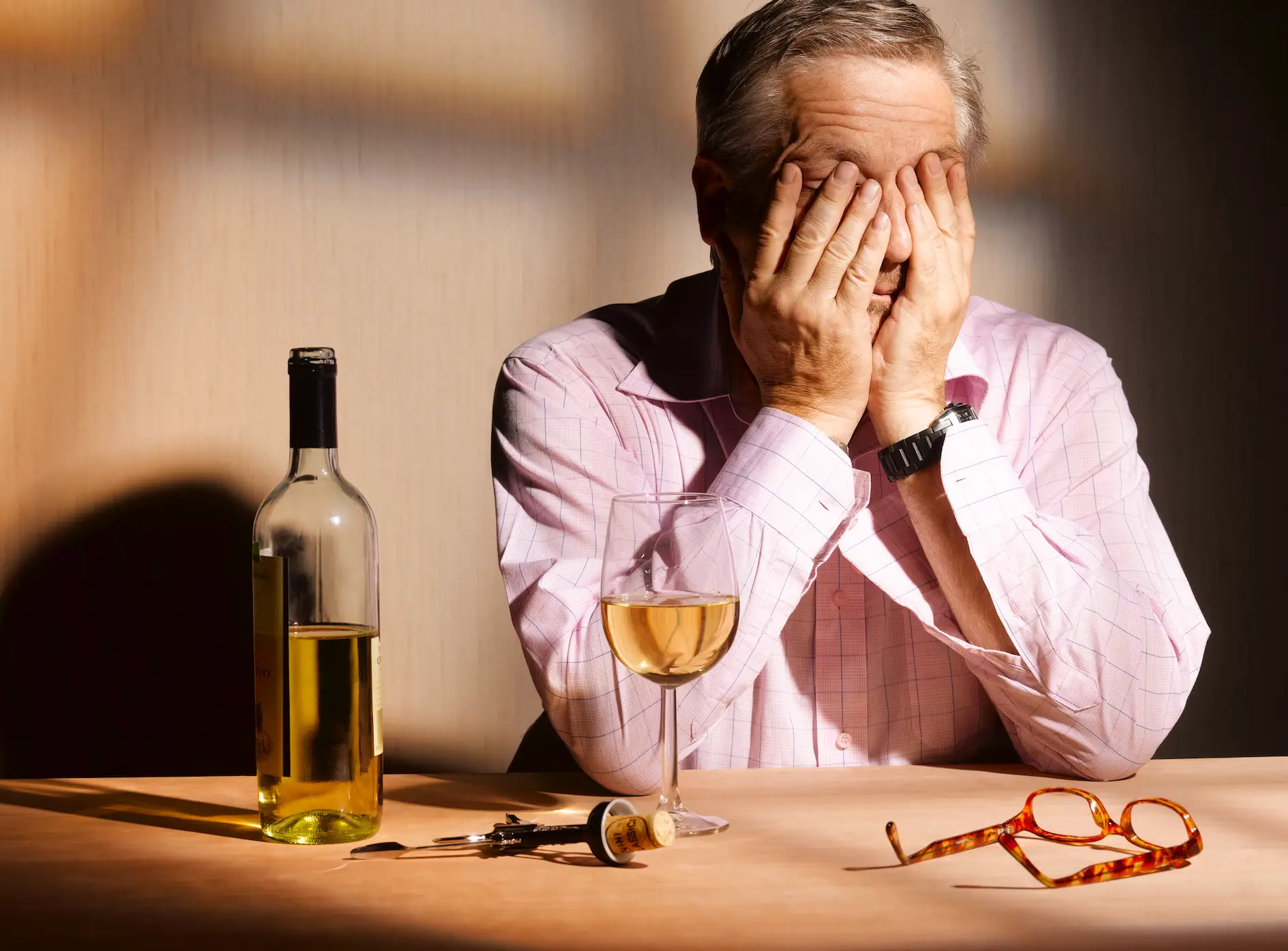 Heavy drinking in this context is defined as consuming more than eight alcoholic drinks in a week(Getty Stock Image)