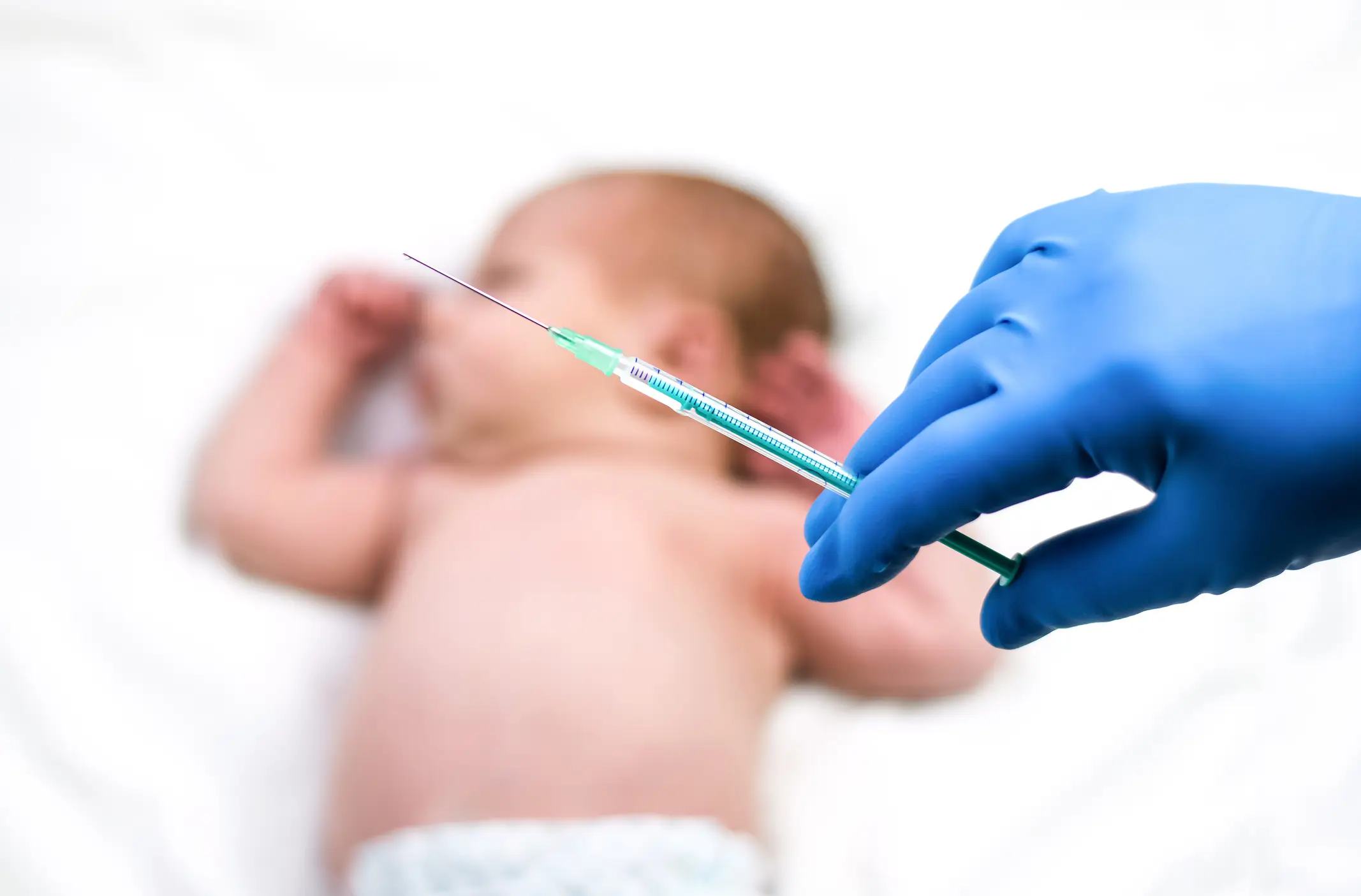 Vaccinations can be delayed until the infant is two months old (Getty Stock Images)